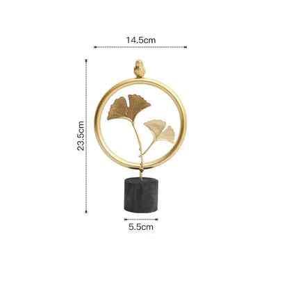 Nordic Gold Ginkgo Metal Leaf Crafts