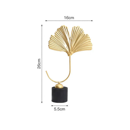 Nordic Gold Ginkgo Metal Leaf Crafts