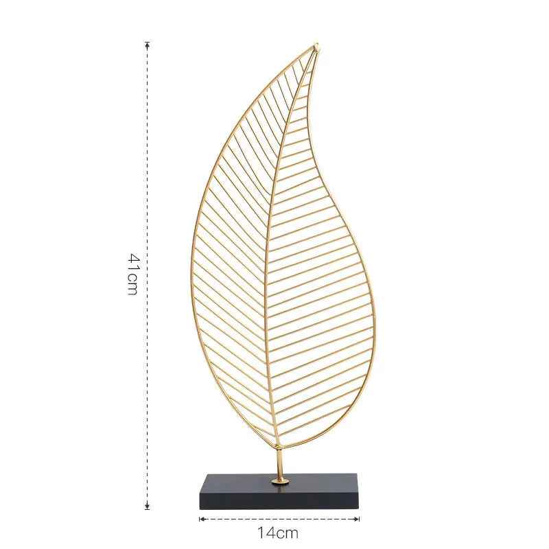 Nordic Gold Ginkgo Metal Leaf Crafts