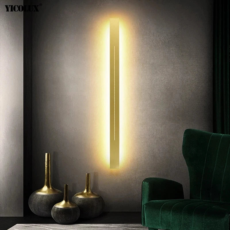 Minimalism LED Long Strip Staircase Corner Lamp