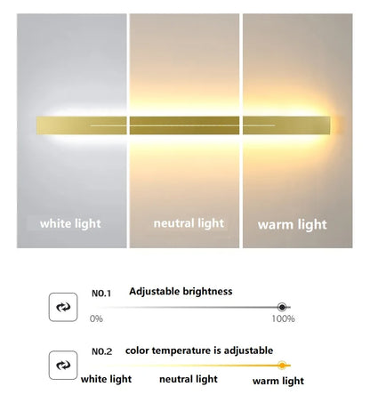 Minimalism LED Long Strip Staircase Corner Lamp