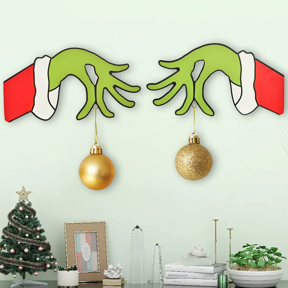 Christmas Thief Hand Decorations