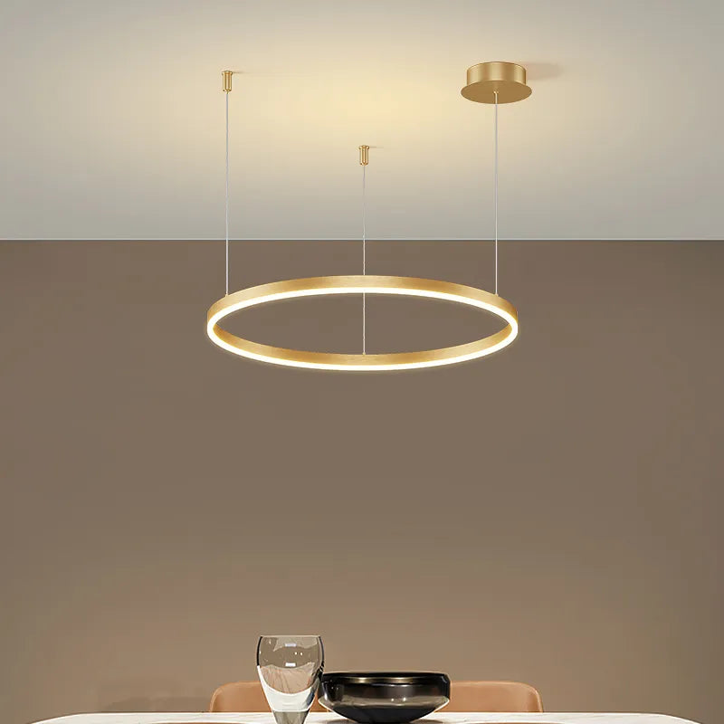 Ceiling Circular Ring Chandelier Lighting Decor - DecorGama