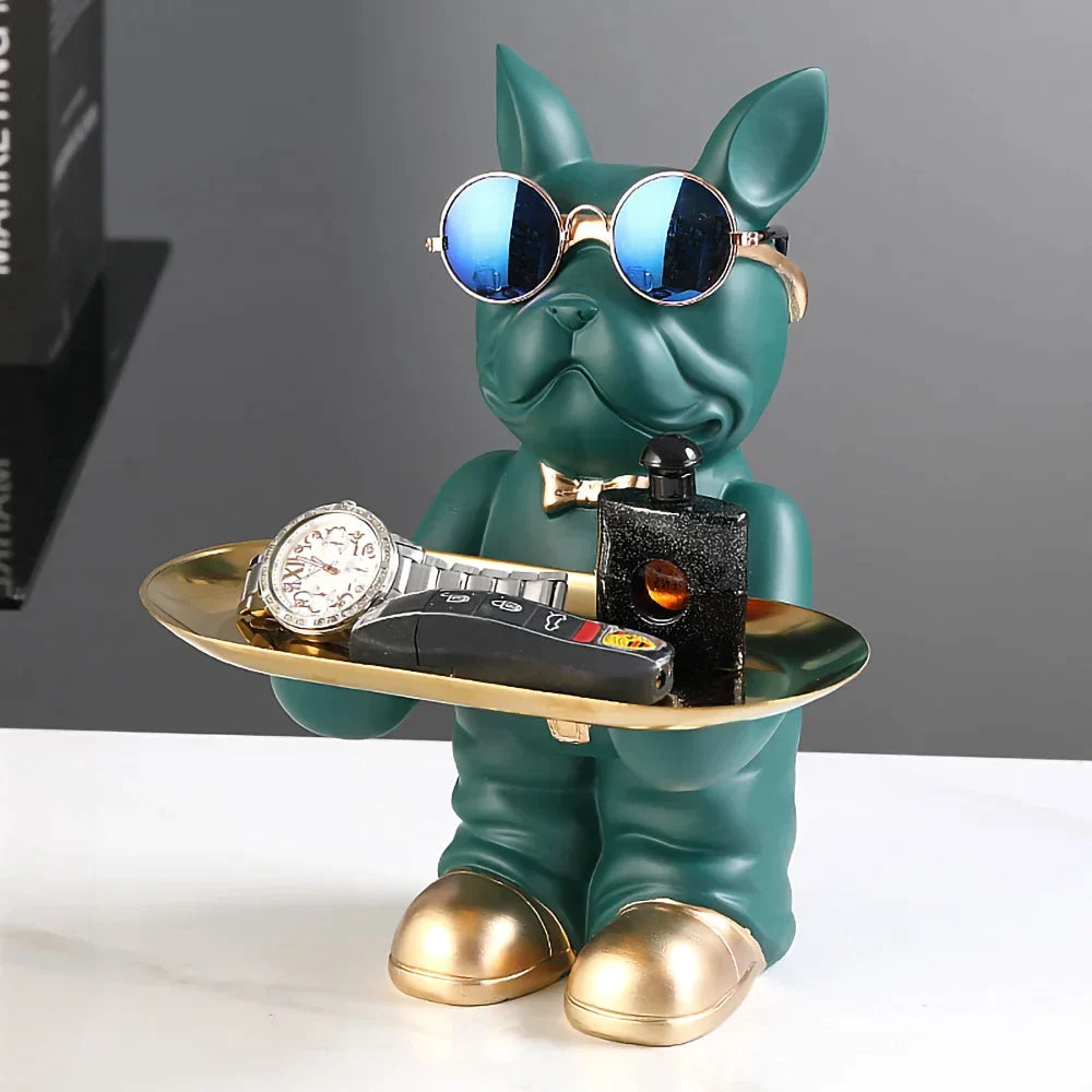 French Bulldog Resin Sculpture - iDecoria