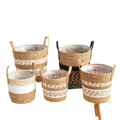 Seagrass Woven Storage Baskets