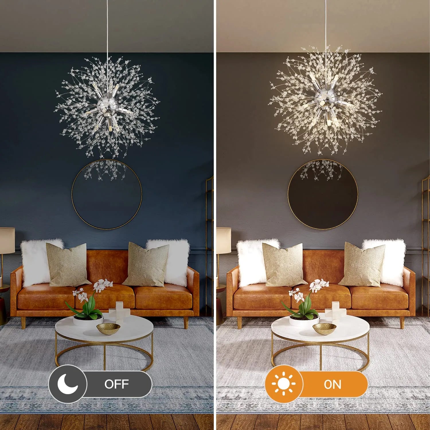 Spark Ball LED Chandelier Lighting Dandelion - DecorGama