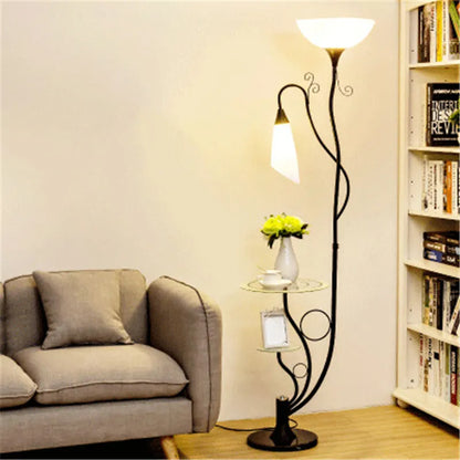 Flower Tea Table Floor Lamps for Living Room - DecorGama