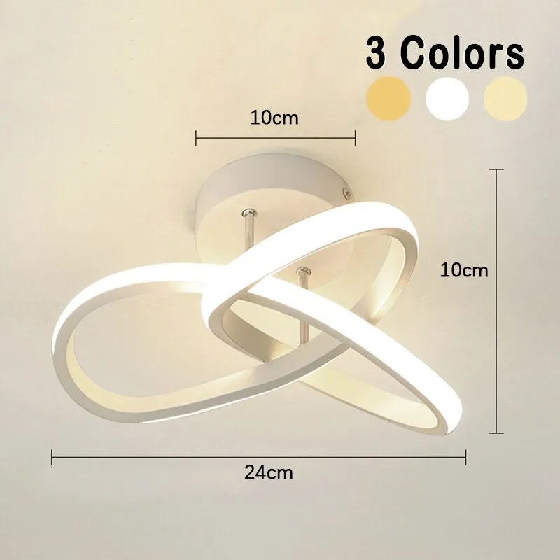 LED Chandelier Three Colors Lamp Modern Style Ceiling Lamp - DecorGama