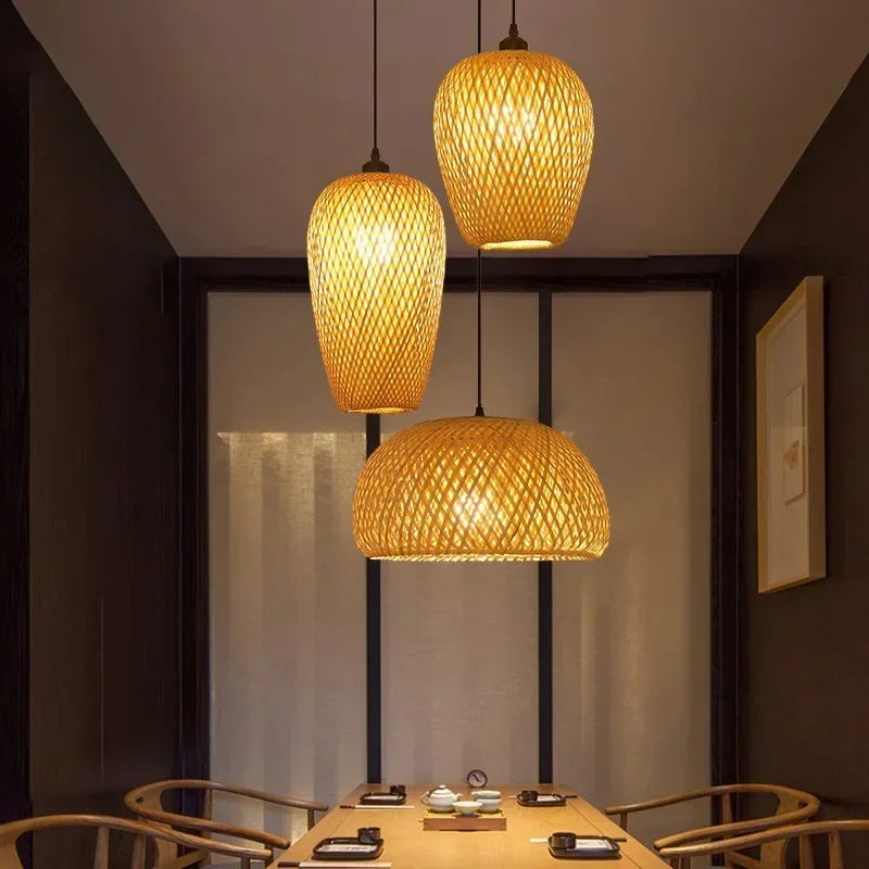 Bamboo Chinese Lamp