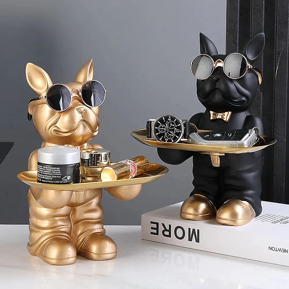 French Bulldog Resin Sculpture - iDecoria