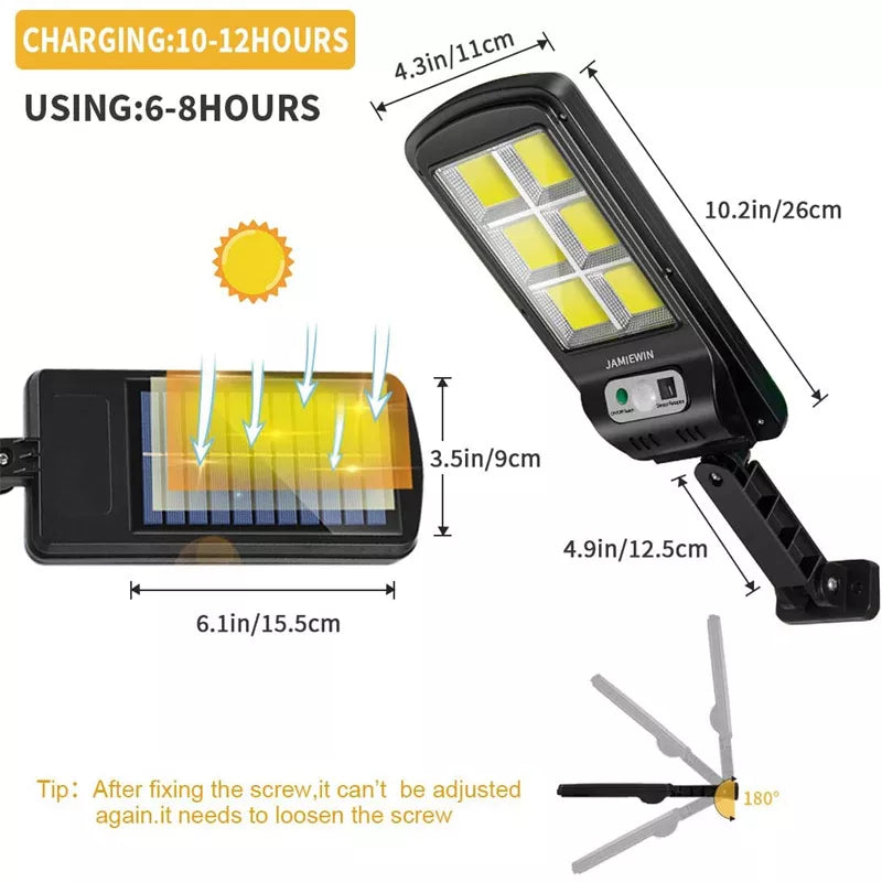 Solar Street Lights Outdoor Wireless Solar Security Wall - DecorGama