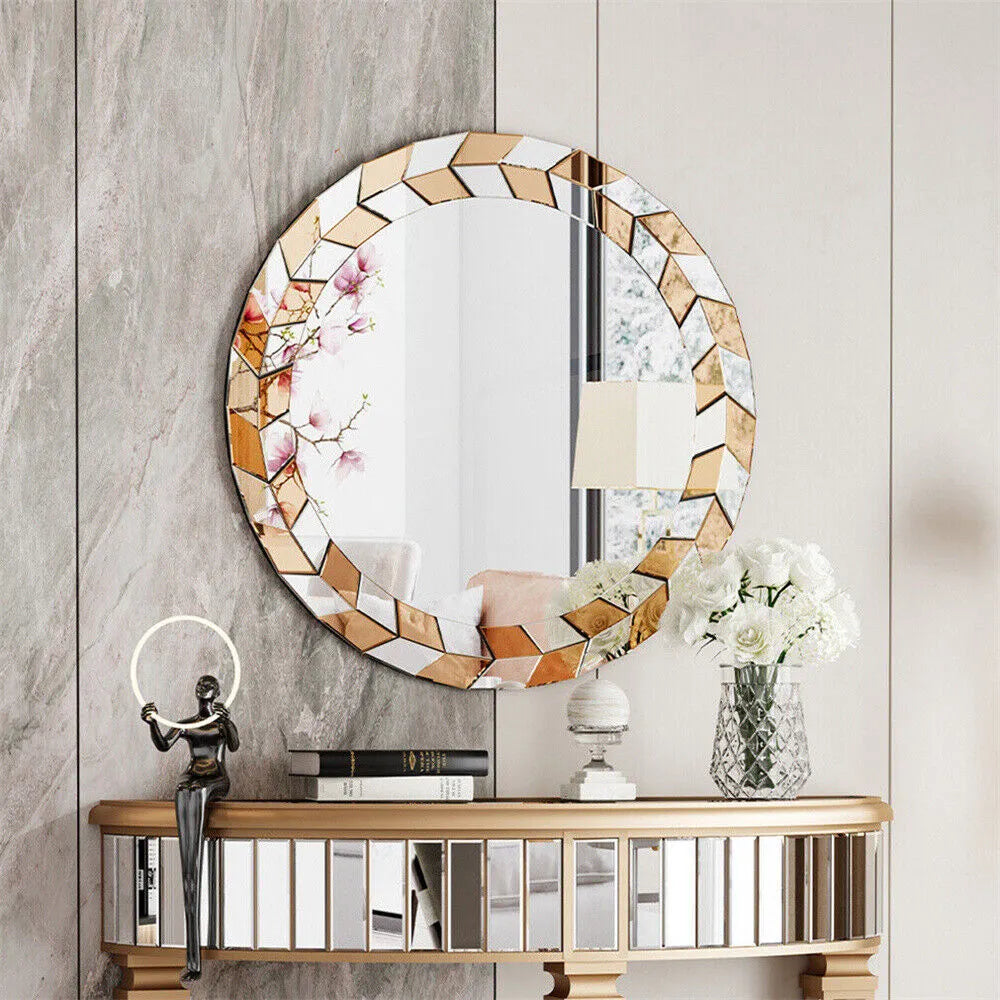 Wall Mirror Decorative with Sunburst Design - DecorGama