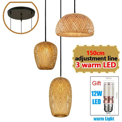 Bamboo Chinese Lamp