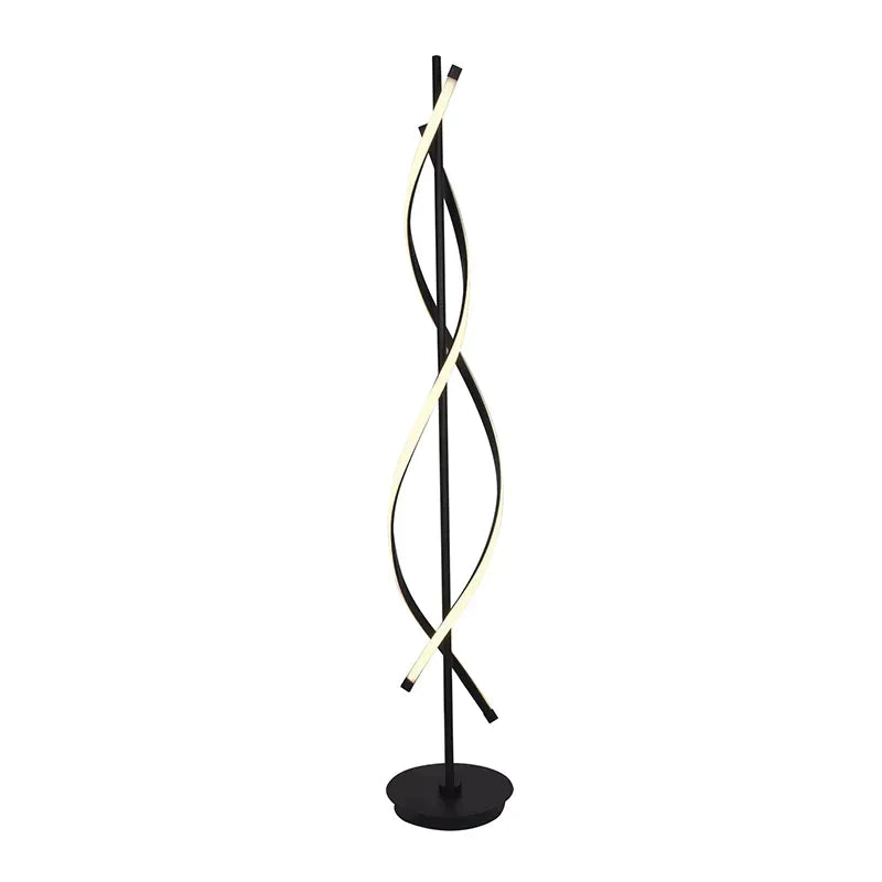 Modern Spiral Metal Led Floor Lamp Home Decor - DecorGama