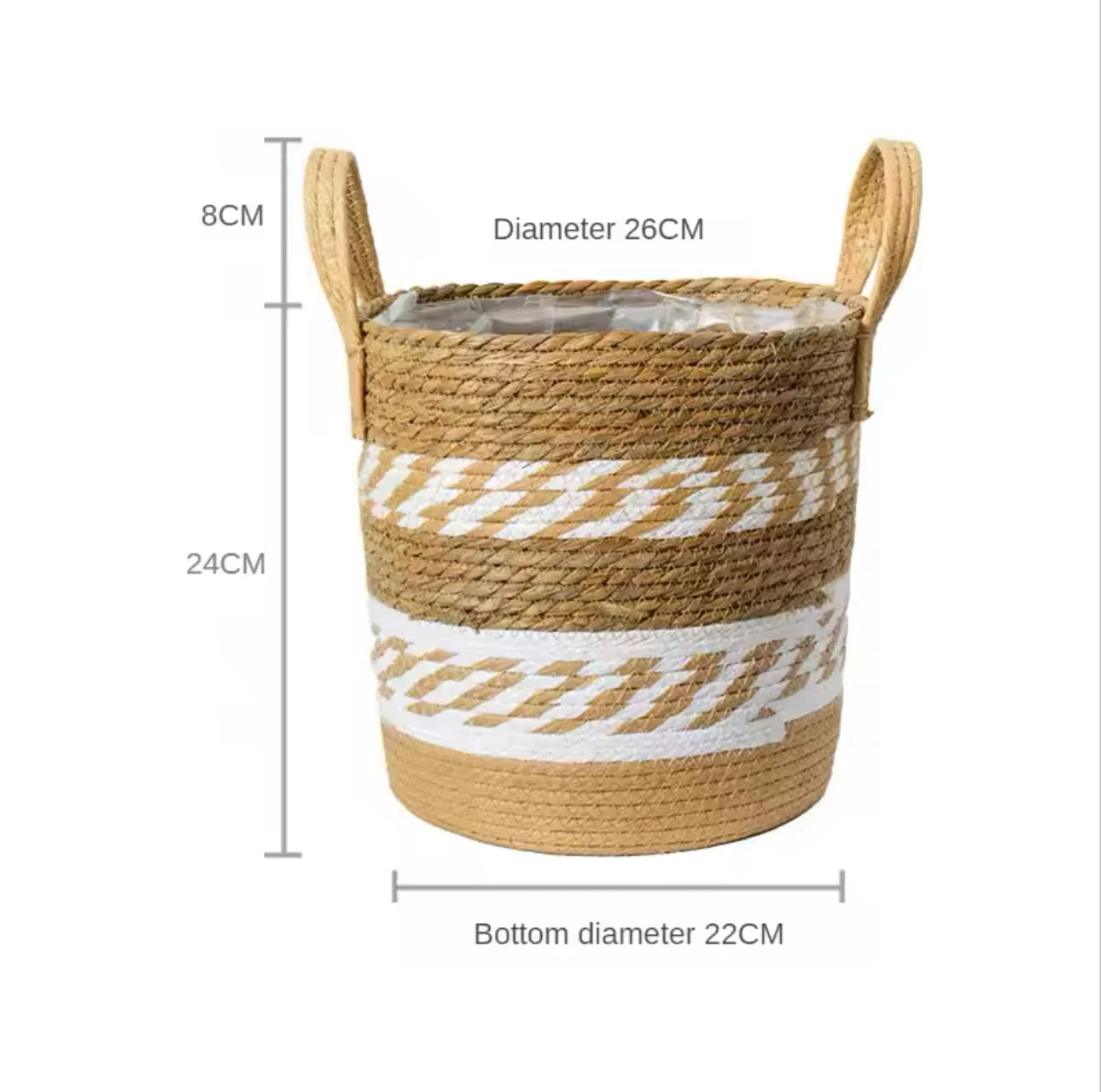 Seagrass Woven Storage Baskets