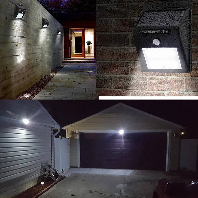 30 LED Outdoor Solar Lamp Motion Sensor Wall Light - DecorGama