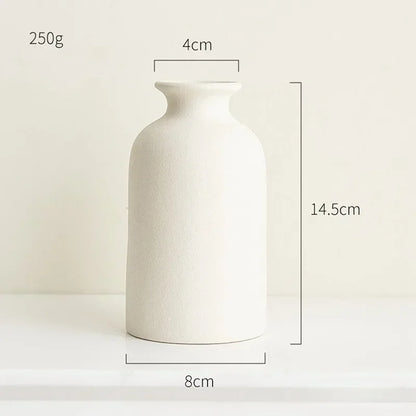 Simple Frosted Ceramic Vase