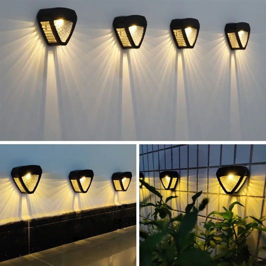 LED Solar Fence Wall Lamp