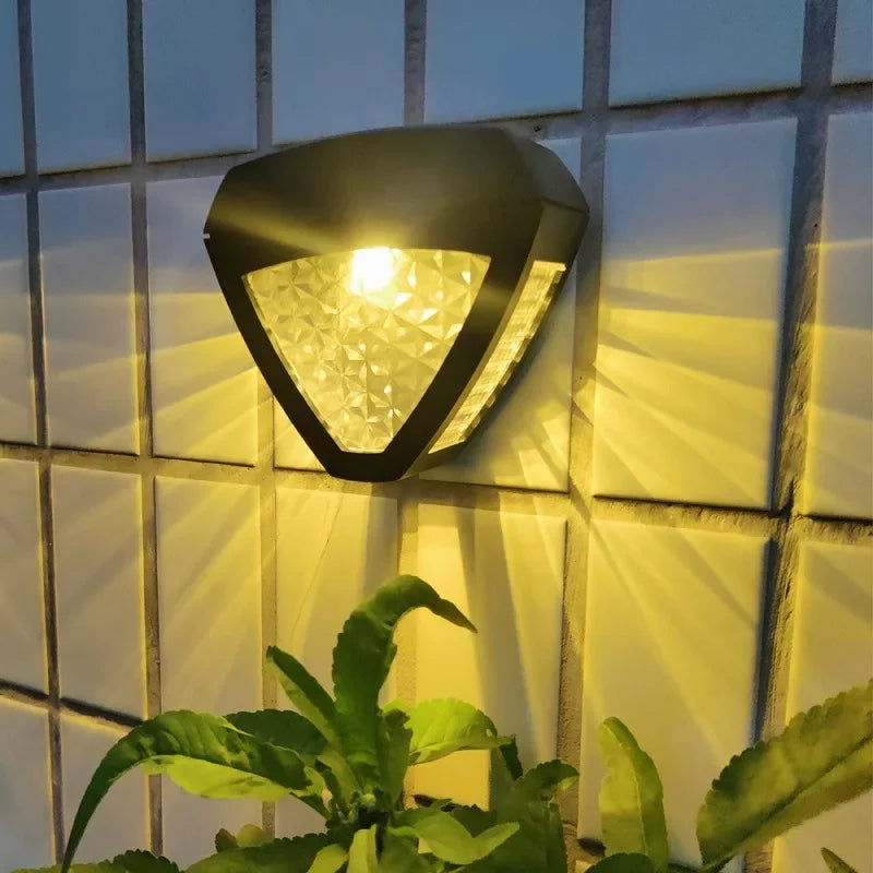 LED Solar Fence Wall Lamp