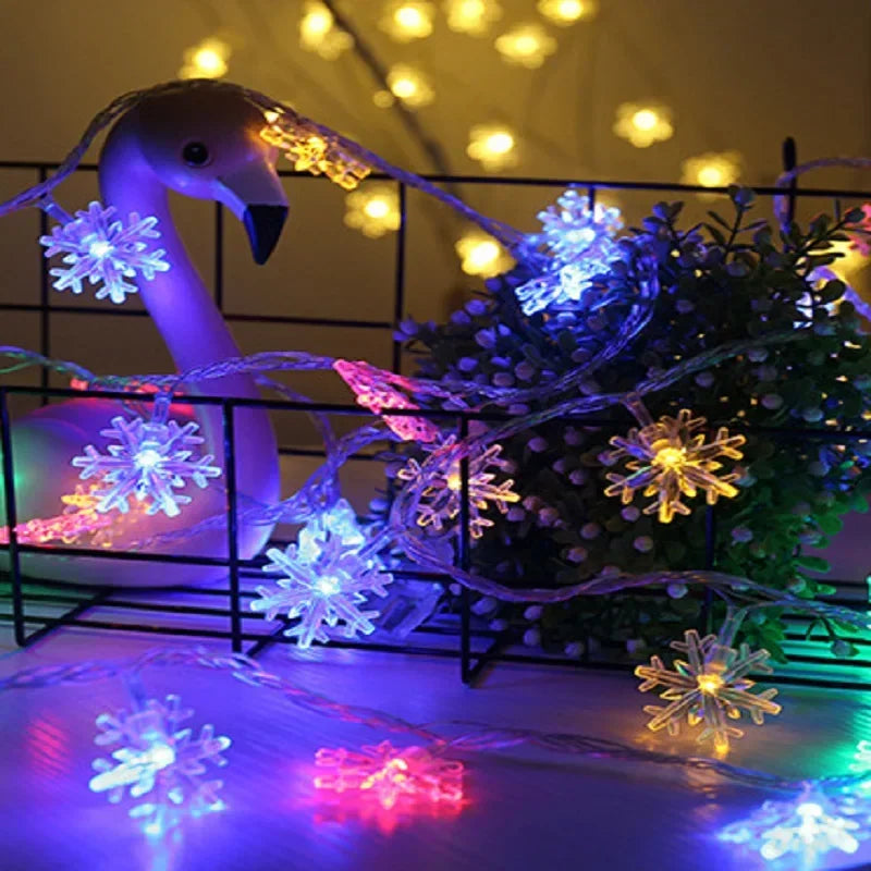 Snowflake LED String Light