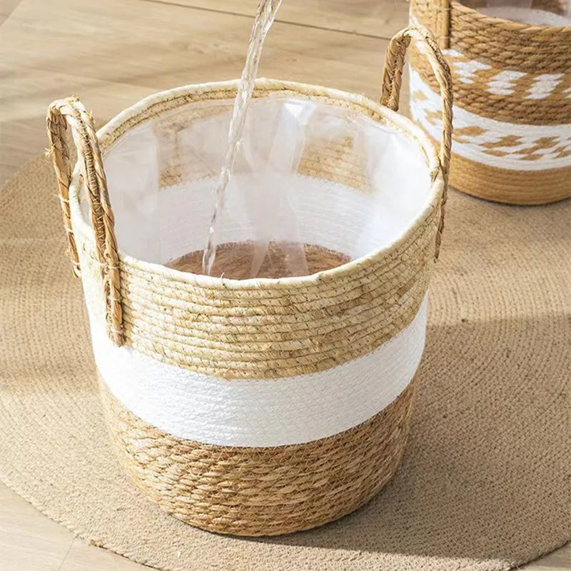 Seagrass Woven Storage Baskets