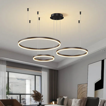 Ceiling Circular Ring Chandelier Lighting Decor - DecorGama