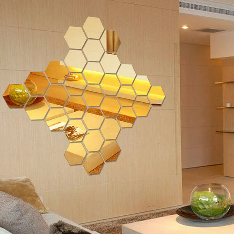 3D Mirror Wall Sticker - DecorGama