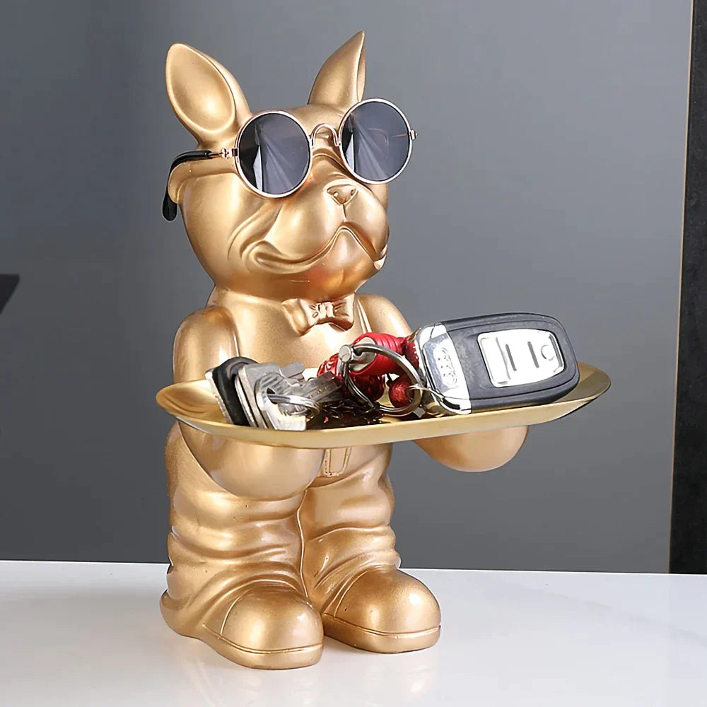 French Bulldog Resin Sculpture - iDecoria