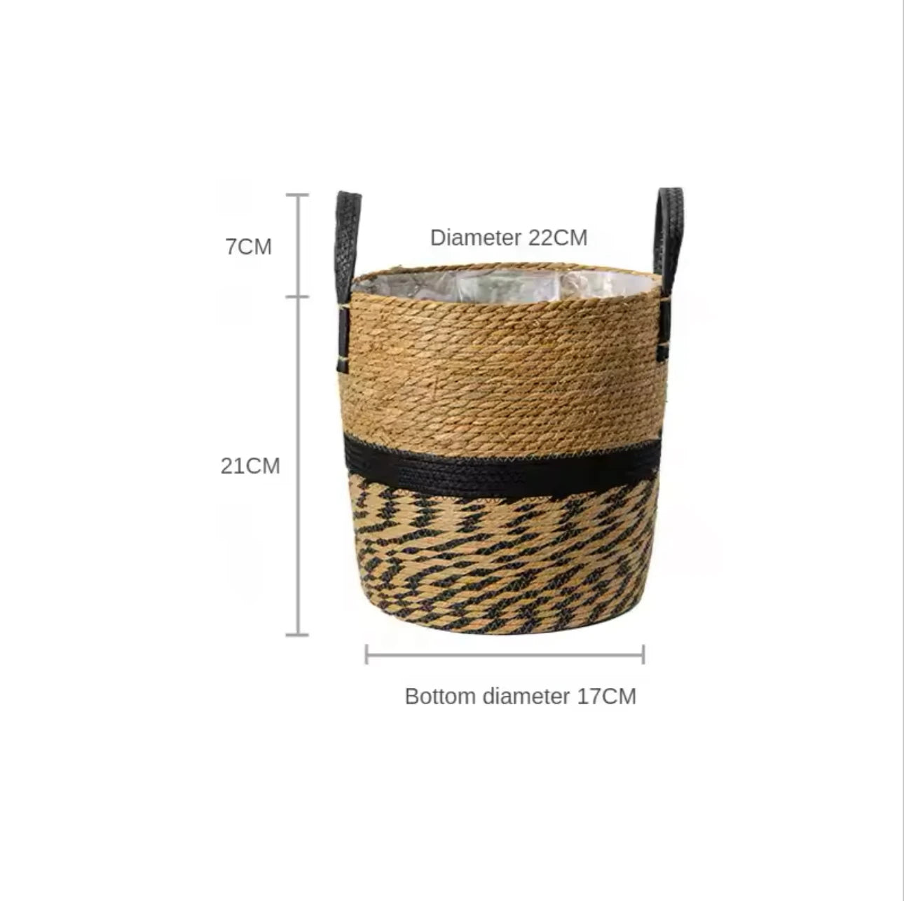 Seagrass Woven Storage Baskets