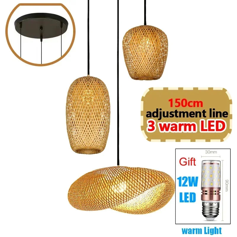 Bamboo Chinese Lamp