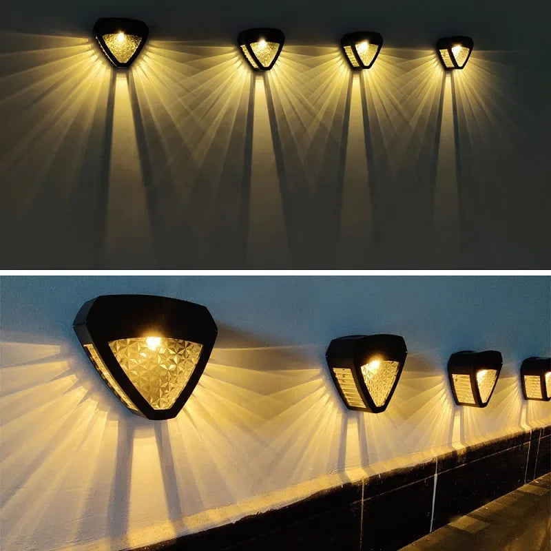 LED Solar Fence Wall Lamp