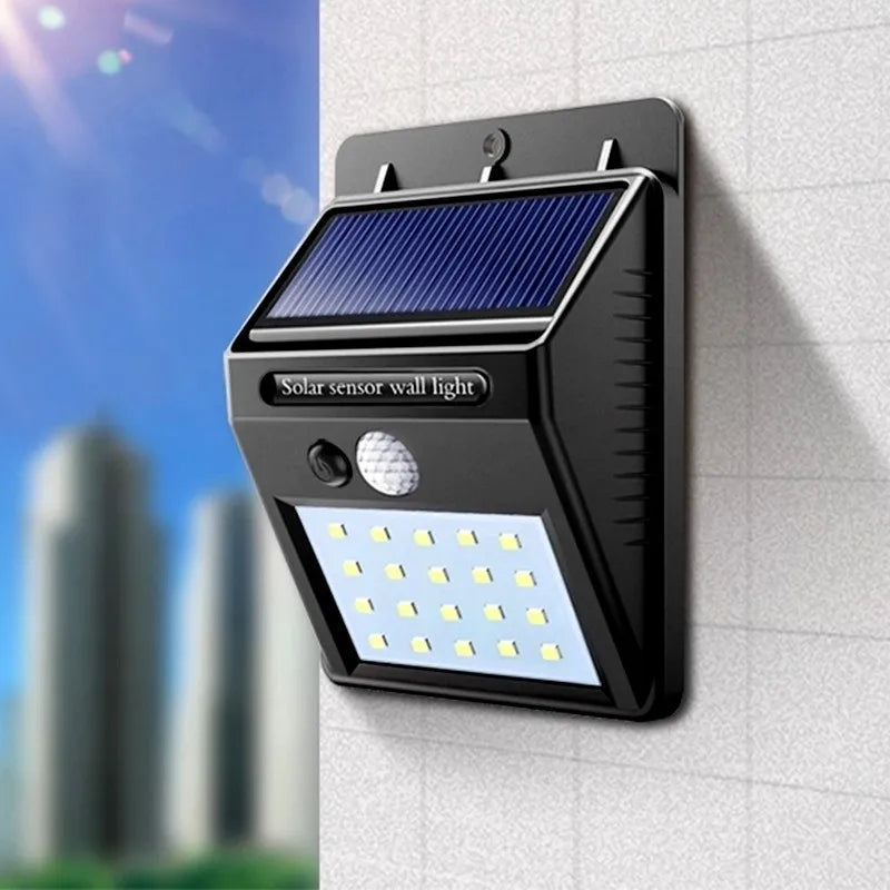 30 LED Outdoor Solar Lamp Motion Sensor Wall Light - DecorGama