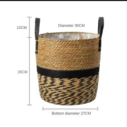 Seagrass Woven Storage Baskets