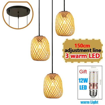 Bamboo Chinese Lamp