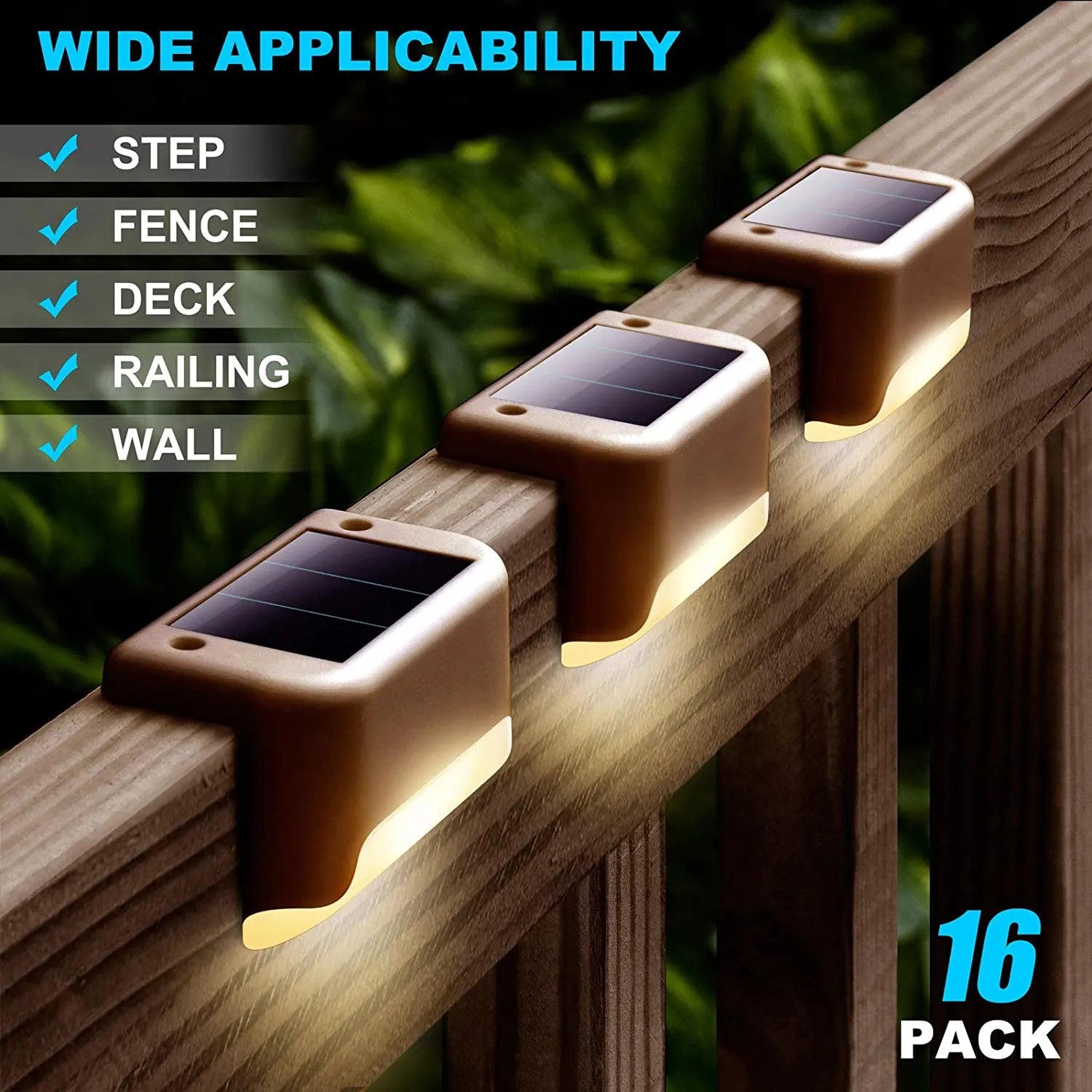 LED Solar Deck Outdoor Solar Path Garden Light - DecorGama