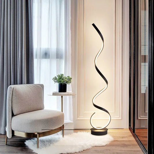 LED Spiral Shape Floor Lights