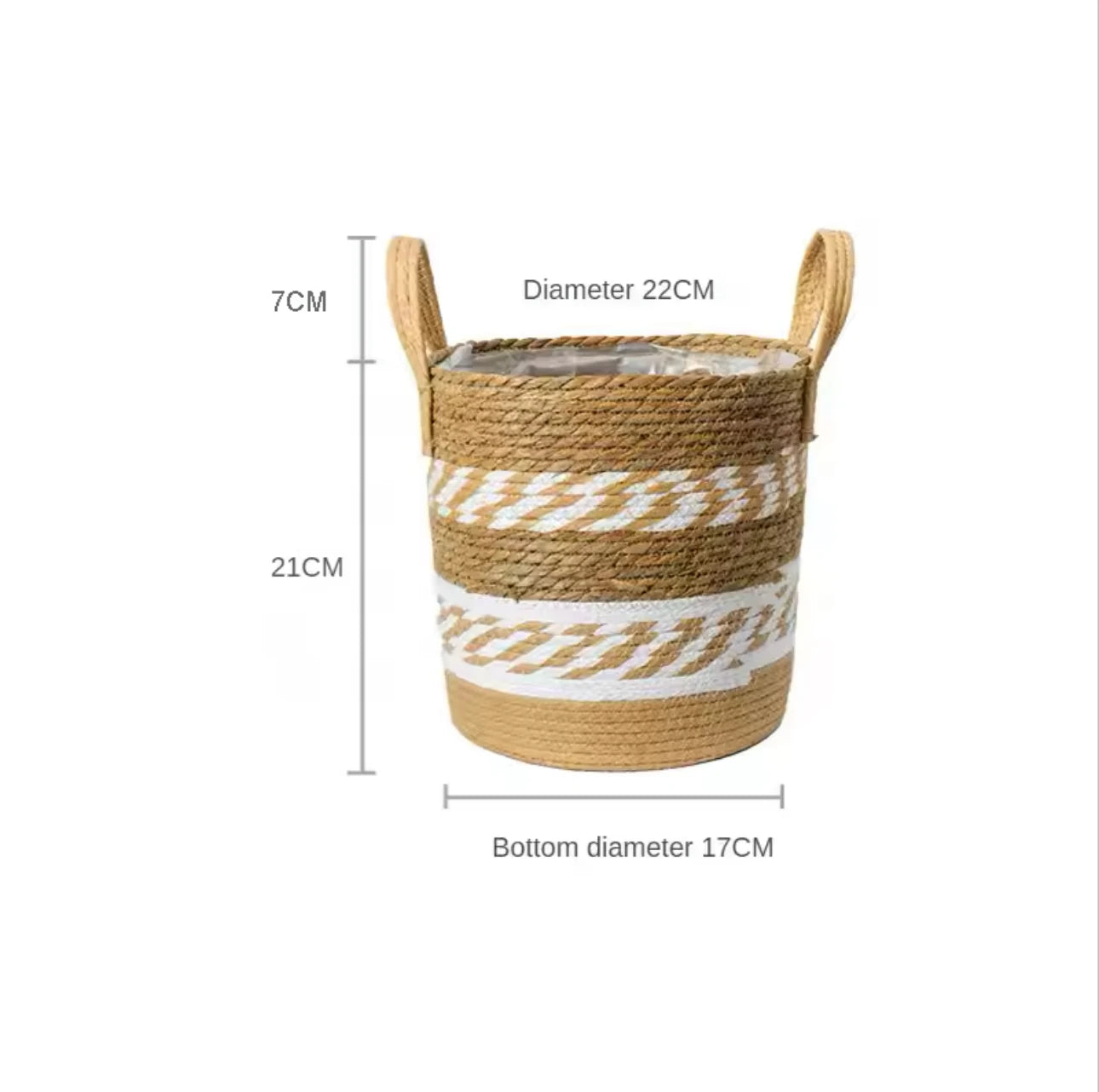 Seagrass Woven Storage Baskets