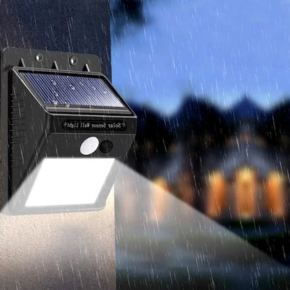 30 LED Outdoor Solar Lamp Motion Sensor Wall Light - DecorGama