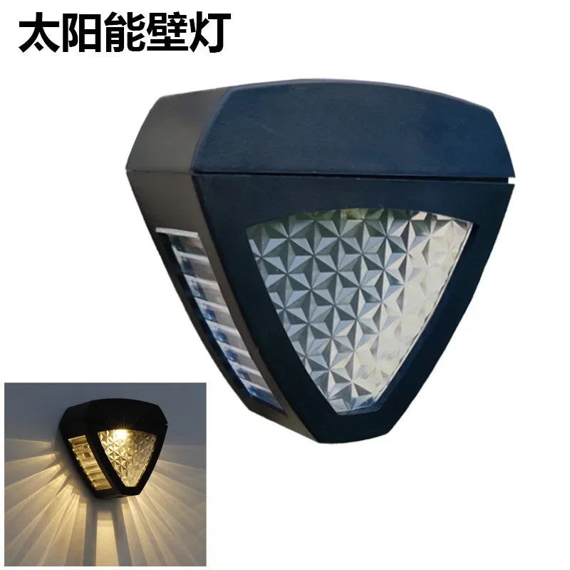 LED Solar Fence Wall Lamp