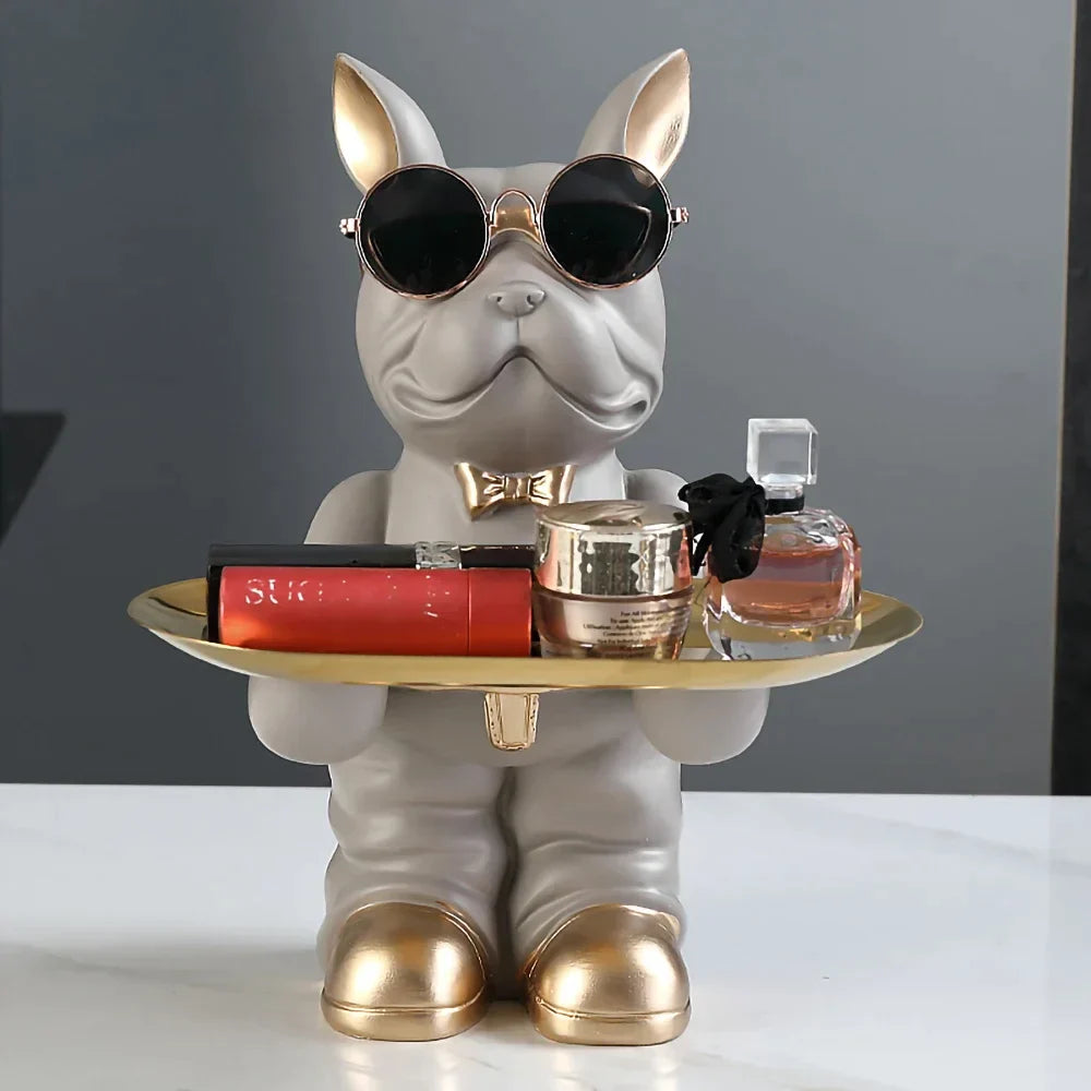 French Bulldog Resin Sculpture - iDecoria