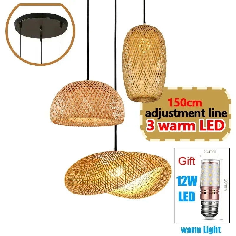 Bamboo Chinese Lamp