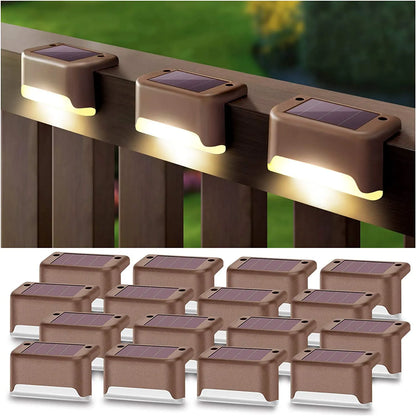 LED Solar Deck Outdoor Solar Path Garden Light - DecorGama