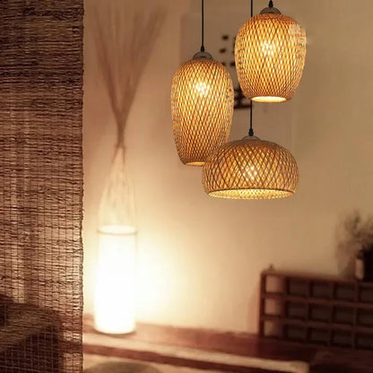 Bamboo Chinese Lamp