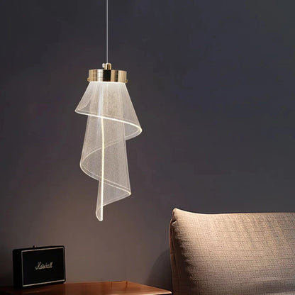 Lampes LED suspendues en acrylique nordique