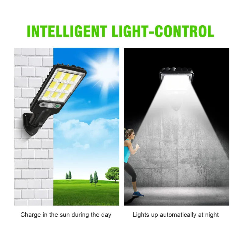 Solar Street Lights Outdoor Wireless Solar Security Wall - DecorGama