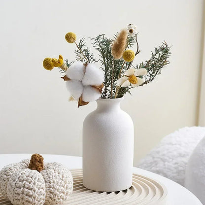 Simple Frosted Ceramic Vase